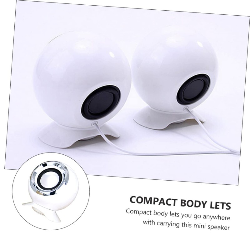 LABRIMP 2pcs Creative USB Powered High Volume Speaker for Desktop