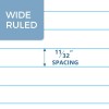 SUNEE Composition Notebook, Wide Ruled Paper, 5 Pack, 9-3/4" x