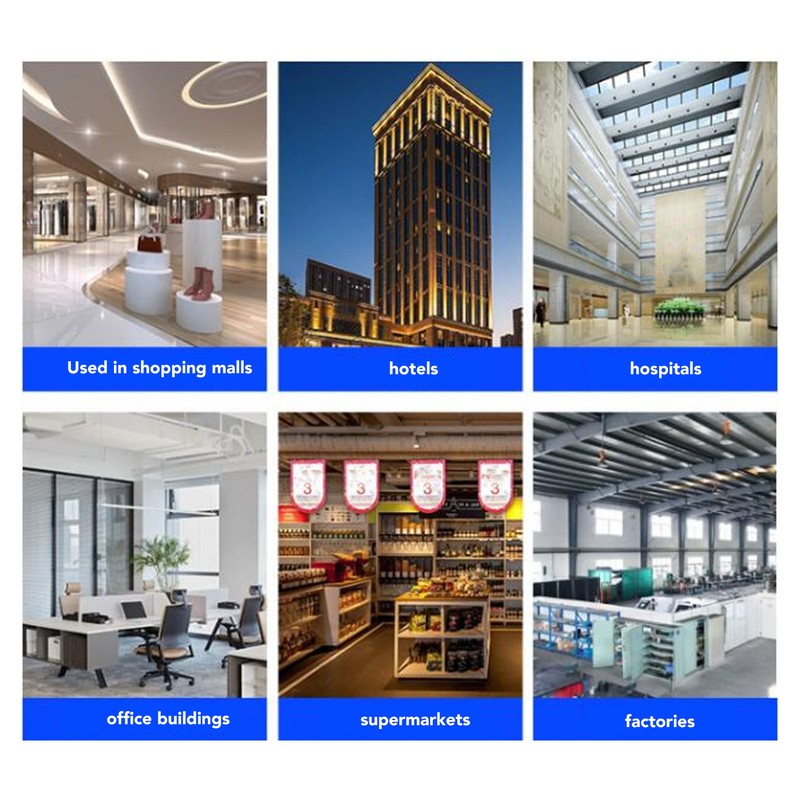 Exit Sign LED Battery Powered Emergency Safety Facilities Acrylic ABS