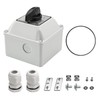 Heschen Universal Latching Rotary Cam Selector Changeover Switch,SZW26-20/0-4.2D, 660V 20A,