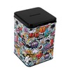 I-TOTAL® Funny Money Box with Padlock and Key Metal Money