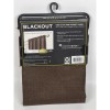 Eclipse 63"X43" BLACKOUT CURTAIN PANEL(S) ESPRESSO DARK BROWN THERMAL PROTECTION