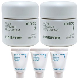 Innisfree Olive Vitamin E Real Cream 2pcs+ / 이니스프리 올리브 비타민 E 리얼 크림 2개+
