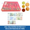 Edudak Juego De Billetes y Monedas Matemático con 150 Billetes,