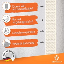 MEISTERBAU - 7 m roller shutter belt 23 mm [made in Germany] - roller shutter tape for roller shutters on doors and windows - extremely tear-resistant and UV-stable - roller shutter belt with strong