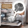 8Pcs Dishwasher Lower Wheel Assembly 611475 Replacement for Bosch Lower