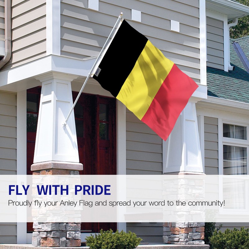 Anley Fly Breeze 3x5 Foot Belgium Flag - Vivid Color