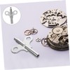 LALAFINA 2pcs Steel Clock Winding Key Durable Clock Tool Lightweight