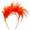 GHGMAO 1920s Feather Fascinator Headband for Women Kentucky Derby Headpiece