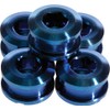 Insight Alloy Chain Ring Bolts 6.5MM Blue