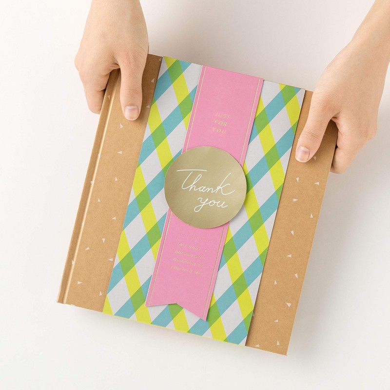 Takasho Gift WRAPPING ALBUM L Neon Yellow