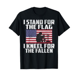 I Stand For The Flag Kneel For The Fallen Memorial Day Shirt T-Shirt