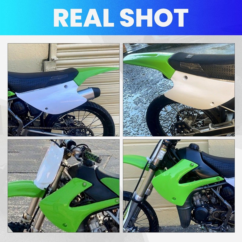 KUAFU Plastic Kit Fairing Bodywork Compatible With 2001-2013 Kawasaki KX85,