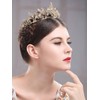Aukmla Wedding Crowns and Tiaras Baroco Style for Women (Queen