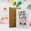 UHADRE Funny Birthday Card for Him(Envelope and Note Paper Included),