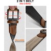 Men Belt Rerversible-BULLIANT Golf Belt Stretch Braided for Gift Men