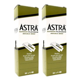 Razor Blades Club - Astra Platinum Rasierklingen, 200 Stück