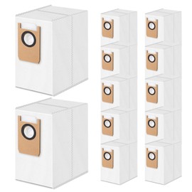 12 Pack S1 Dust Bags Compatible with Eufy Omni S1 Pro, Omni S1 Robot Vacuum, 4-Layer Replacement Disposable Bags