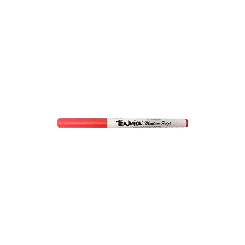 Jacquard Tee-Juice Fabric Marker Medium Tip Red