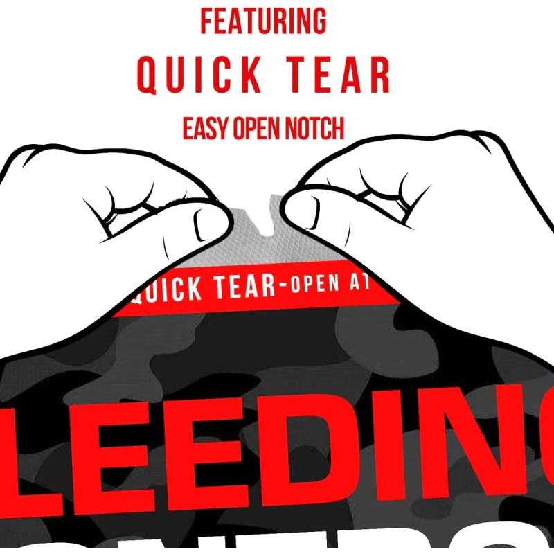 MediTac Bleeding Control First Aid Kit in Plastic Case Emergency