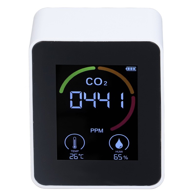 Digital Air Quality Monitor Carbon Dioxide Detector CO2 Tester Temperature