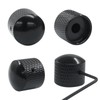 Dijedev 4 Pcs Metal Guitar Knobs, Volume Tone Control Knobs,