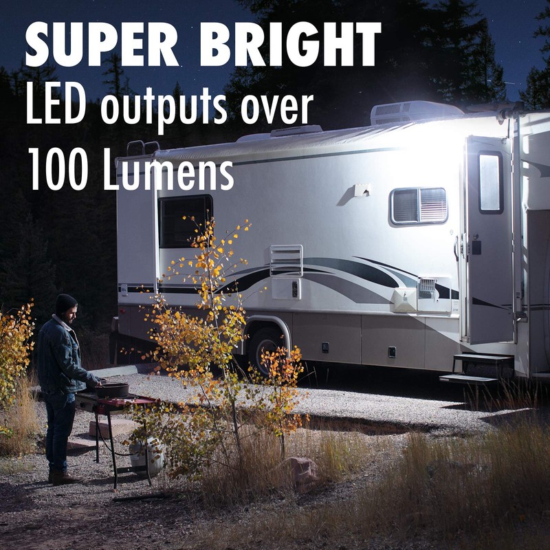 Lumitronics RV 12V LED Outdoor Exterior Porch Light Utility Lighting