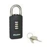 Master Lock 656EURDBLK Outdoor combination padlock with override key, 120