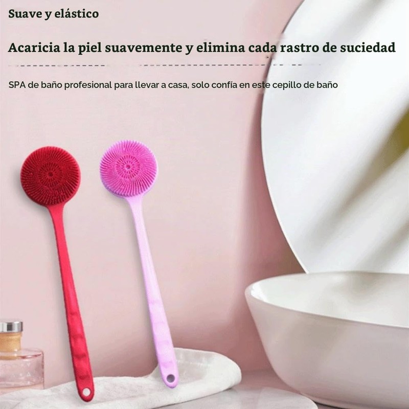 Juego de Cepillos de Baño SQLMTAU 4 Piezas con Mango