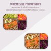 Unbranded Bentgo Modern 4 Compartment Bento Style Leakproof Lunch Box