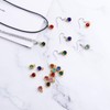 Gukasxi 96 Pieces Crystal Birthstone Charms Necklace Earring Bracelet Beads