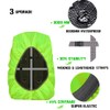 Joy Walker Waterproof Backpack Rain Cover for (15-90L) (Light Green,