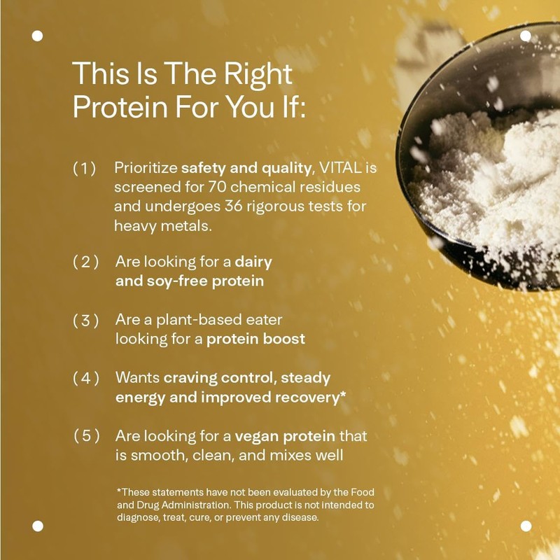 LTH Vital Vegan Protein - Trusted by Life Time Fitness