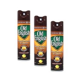 Old English Aerosol Wood Protector & Cleaner, Fresh Lemon 12.50 oz (Pack of 3)