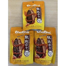 ChaCha Roasted Sunflower Seeds (3 bags) (1, Caramel flavor)