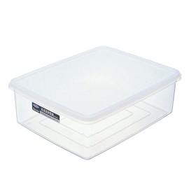 Iwasaki Industries B-387 N Lastroware Storage Container, Made in Japan, Jumbo Keeper, Tupper, L 2.56 gal (9.7 L), Airtight Container, Freezer, Transparent, Food Container, Plastic