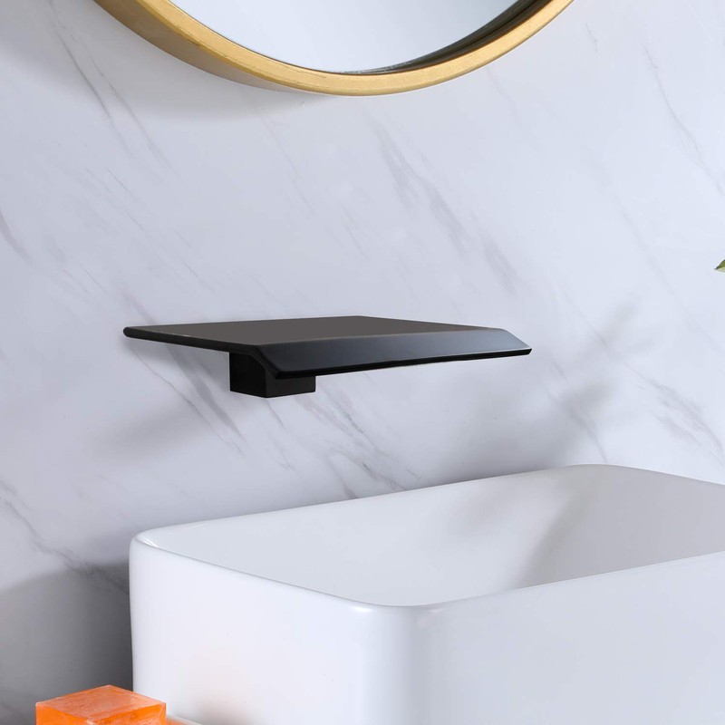 AZOS Wall Mount Tub Spout Waterfall Tub Filler Faucet for