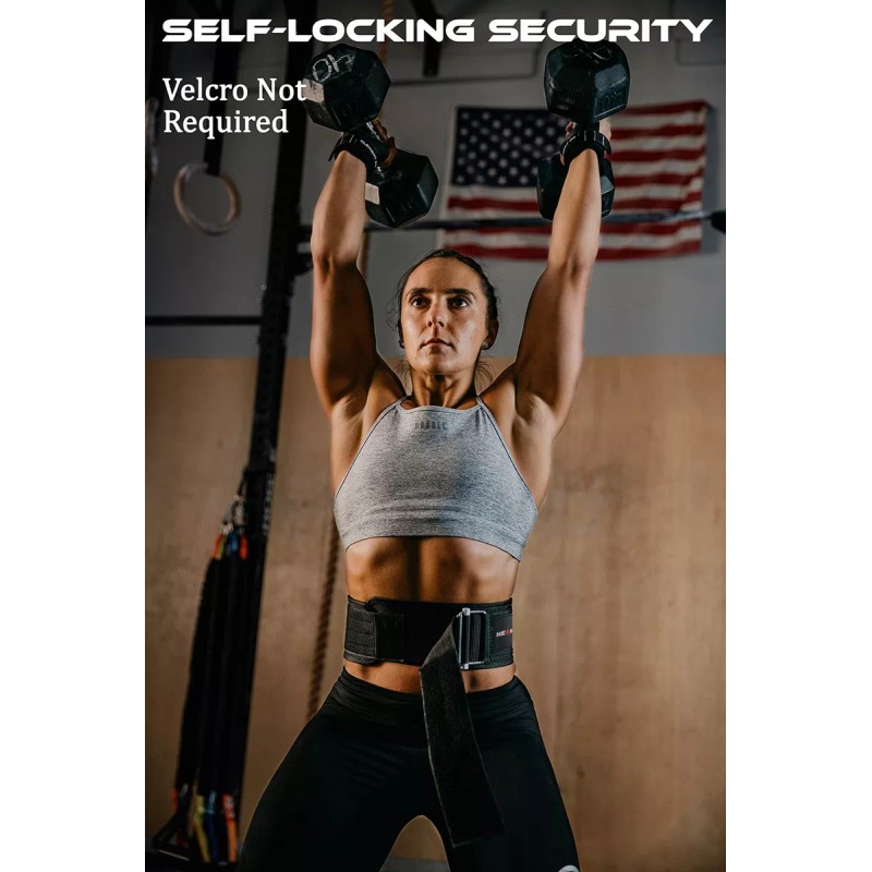 Neenca Cinturon Pesista Cinto Cuero Gym Crossfit Faja Piel Y