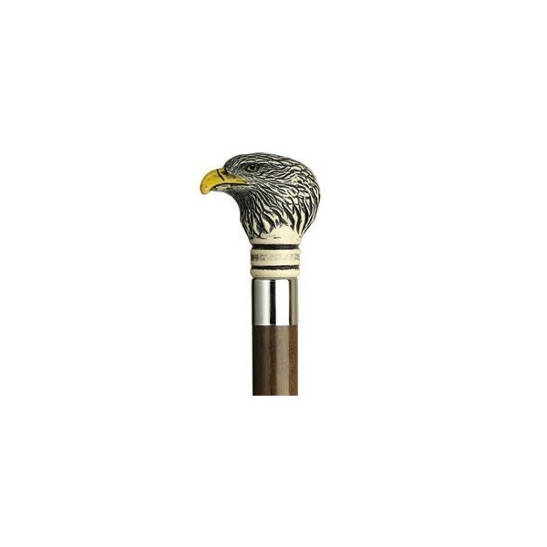 Unisex Bald Eagle Head Cane Walnut Shaft -Affordable Gift! Item #HAR-9108707