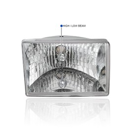 Spec-D Tuning Chrome Housing Clear Lens Headlights + Bumper Lights + Corner Lamps Compatible with 1993-1996 Jeep Grand Cherokee, Left + Right Pair Headlamps Assembly