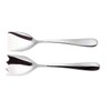 Alessi Nuovo Milano Salatbesteck, Edelstahl, Silber, 8 x 6.5 x