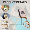 HOCERAA Playing Card Lighter Creative Pendant Keychain Mini Torch Metal