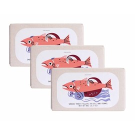 Jose Gourmet Cold-Smoked Trout Fillets in Dill and Fennel, 90g 3-Pack