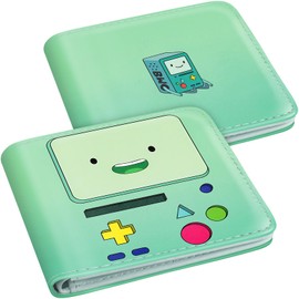 Toyuma Leather Wallet for Boys Wallets for Girls Kids Wallet Cute Kawaii Anime Cool Cartoon Fun Purse Credit ID Card Slim Bifold Small Coin Purses for Teens Boys Minimalist Wallet, Jiqiren