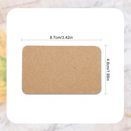 Rumyve Blank Message Cards - 100 Sheets, Doodle Hand-Drawn Note Cards, Blank Business Cards