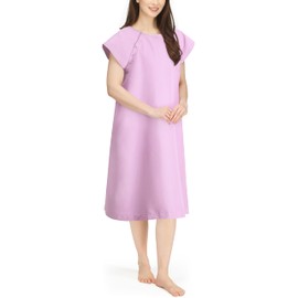 NY Threads Women's Hospital Gown Soft and Stylish Comfortable Patient Gown, 2XLarge-3XLarge, Pink