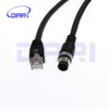 DRRI Cable blindado M12 de 8 Pines Macho a RJ45