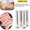 Vexillaris 4 Sizes Stainless Steel Sausage Stuffing Tubes,Replacement for LEM