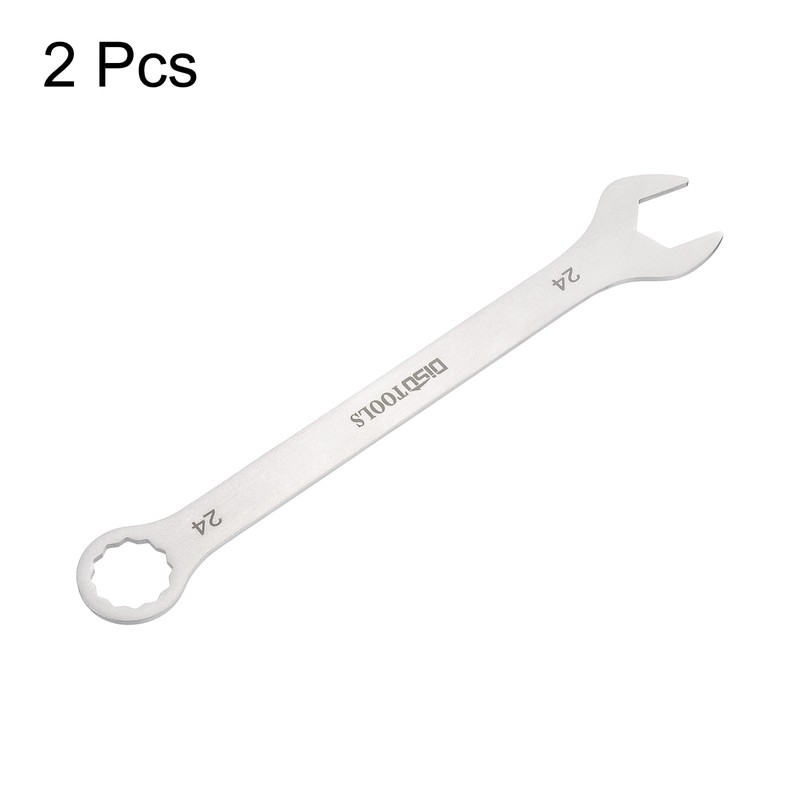 sourcing map 2pcs Thin Combination Wrench Metric 24mm Torx Ended