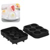Molde de cubitos de hielo DIY de 6 cavidades Bandeja
